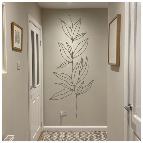 Cool Wall Painting Ideas, Gray Painted Walls, Wall Murals Diy, Diy Mural, Interior Murals, 3d Wall Painting, Using Procreate, Art Procreate, Simple Wall Art