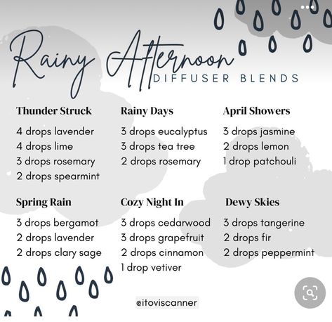 Rainy Day Blend Diffuser, Fresh Rain Essential Oil Blend, Rainy Night Diffuser Blend, Rainy Day Diffuser Blends Young Living, Rainy Day Essential Oils Diffuser Blends, Rainy Day Diffuser Blend, Rainy Day Diffuser Blends, Rain Essential Oil Blend, Rain Diffuser Blend