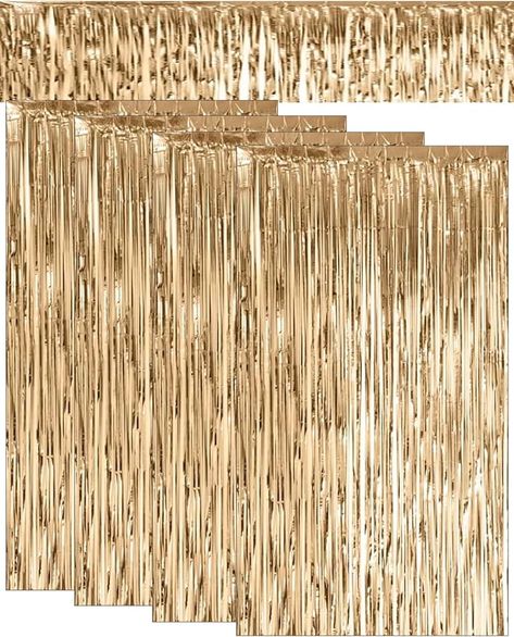 Amazon.com: NIACONN 5 Packs Black Tinsel Fringe Photo Backdrop Metallic Foil Fringe Curtains Door Streamers for Birthday Party Decorations (Black / 3.3 ft x 6.6 ft) : Home & Kitchen Fringe Photo Backdrop, Door Streamers, Birthday Party Decorations Black, Backdrops For Pictures, Party Decorations Black, Streamer Decorations, Fringe Curtains, Curtains Door, Anniversary Decor