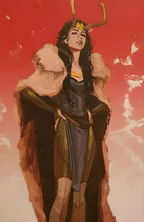 Fem Loki Fanart, Lady Loki Art, Loki Marvel Rivals, Female Loki Fanart, Lady Loki Comic, Lady Loki Fanart, Fem Loki, Loki Clothes, Female Loki