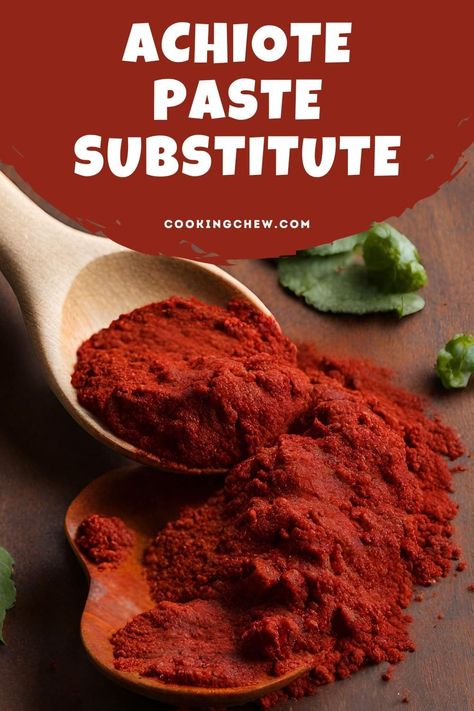 Achiote Paste, Spice Combinations, Cooking Substitutions, American Dishes, Goulash, Flavor Profiles, Tomato Paste, Latin America, Central America