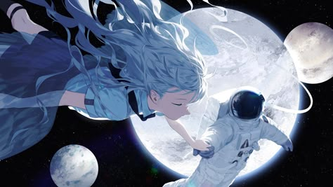 Space Anime, Fanarts Anime, Anime Artwork, Anime Background, Anime Scenery, Space Art, Pretty Art, Aesthetic Art, No. 2