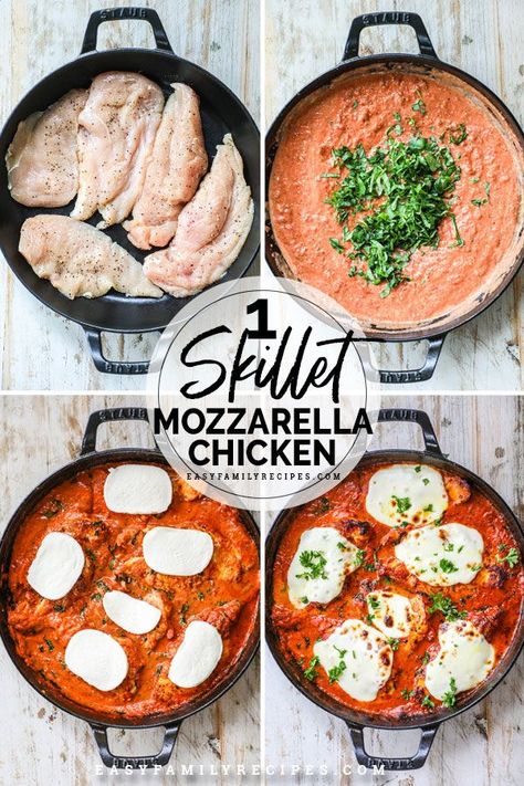 Leftover Marinara Sauce Recipes, Flavor Frenzy, Fresh Mozzarella Recipe, Recipes With Mozzarella Cheese, Chicken Marinara, Quick Chicken Dinner, Marinara Recipe, Marinara Sauce Recipe, Mozzarella Recipes