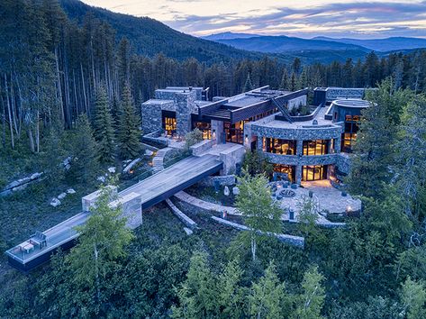 Modern Castle, Mountain Living, Mountain Modern, Modern Mansion, Mountain Retreat, Luxury Homes Dream Houses, Colorado Mountains, Dream House Exterior, Maine House