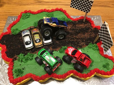 Birthday Cake For Men Ideas, Cake For Men Ideas, Monster Jam Cake, Monster Truck Cupcakes, Monster Truck Birthday Cake, Birthday Cake For Men, Monster Jam Birthday Party, Cake For Men, Monster Jam Birthday