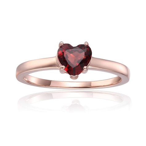 Garnet wedding rings