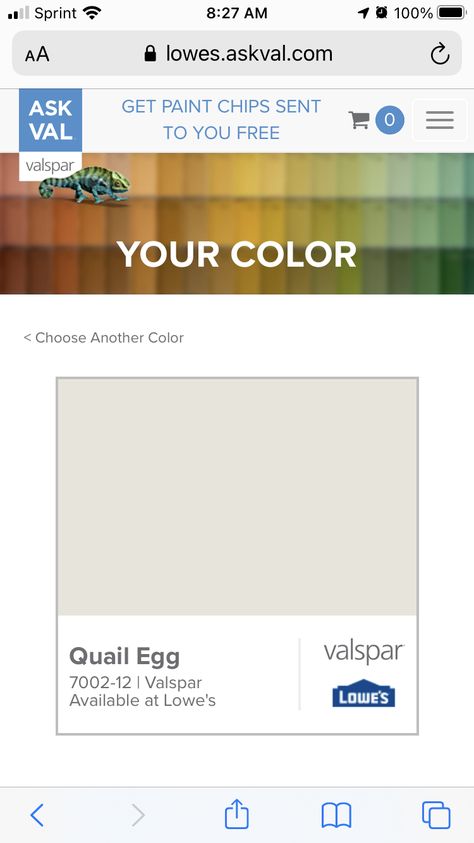 Valspar Quail Egg, Valspar Paint, Quails, Quail Eggs, Egg Painting, Paint Chips, Bathroom Makeover, Paint Color, Color Palettes