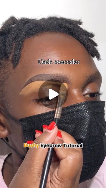 Makeup tutorials on Instagram: "Bushy eyebrow tutorial 🥰🔥🔥Tag your makeup bestie.  Follow👉🏾 @bhcoskin for skincare  @glam_by_washe  ______________________  .  _____________________________________ . .  #melaninmakeup #melaninmakeupdaily #makeupforblackwomen #makeup #melaninpoppin #blackgirlmagic #makeupartist #melanin #mua #explorepage #wakeupandmakeup #melaninbeautiesunite #undiscovered #melaninmagic #muas #melaninmakeupdaily #blackownedskincare #melaninbeauty #makeuptutorial #melaninqueen #blackgirlmakeup #blackownedskincare #brownmelaninmua" Makeup Looks For Darker Skin, Smoky Eyeshadow Black Women, Eye Brows Tutorials, Baddie Makeup Natural, Face Makeup Step By Step, Where To Put Makeup On Face, Makeup On Brown Skin, Dark Skin Eyeshadow, Face Makeup Steps