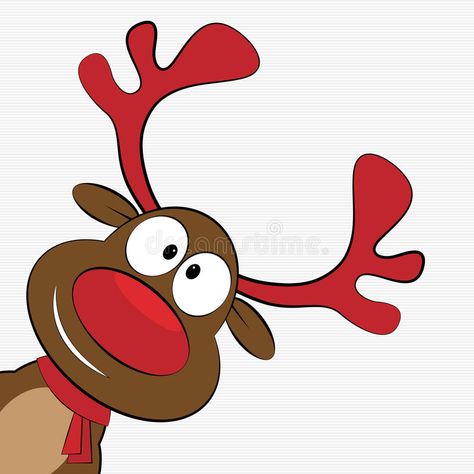 Christmas reindeer. Vector illustration of cute cartoon Christmas reindeer , #Affiliate, #Vector, #reindeer, #Christmas, #cartoon, #cute #ad Tre Kunst, Xmas Reindeer, Xmas Drawing, Christmas Rock, Xmas Ideas, Christmas Drawing, Christmas Cartoons, Red Nosed Reindeer, Christmas Paintings