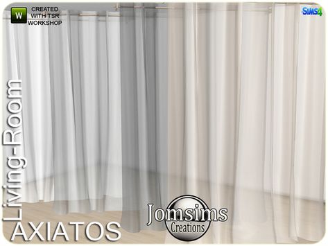 axiatos curtains deco. the sims pass tru but it s for a wall Found in TSR Category 'Sims 4 Curtains & Blinds' Sims Cc Curtains, Ts4 Wall Cc, Windows Sims 4 Cc, Sims 4 Windows Cc, Sims 4 Cc Wall Decor, Mods For Sims 4, Living Room Sims 4, Sims 4 Cc Furniture Living Rooms, Furniture Cc