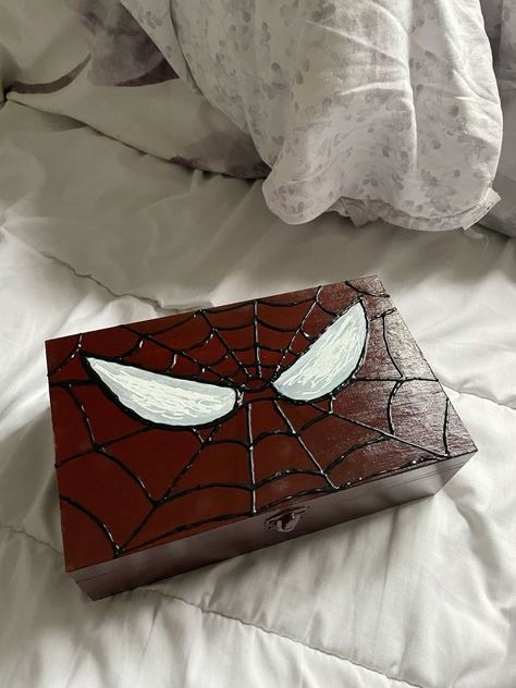 @ (@fiik64) on X Spiderman Bf Gift, Spiderman Crafts For Boyfriend, Horror Gift Basket, Boyfriends Birthday Ideas Gift, Custom Boyfriend Gifts, Spiderman Handmade Gifts, Spiderman Box Ideas, Spiderman Gift Ideas For Boyfriend, Spiderman Presents