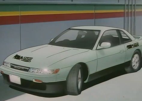 Nissan Silvia S13, S13 Silvia, Initial D Car, Silvia S13, Fox Body Mustang, Anime Car, Initial D, Car Aesthetic, Nissan Silvia