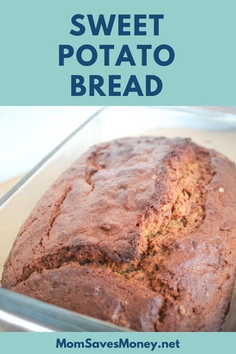 Sweet Potato Pumpkin Bread, Sweet Potato Bread Vegan, Pumpkin Sweet Potato Recipes, Sweet Potato Bread Healthy, Sweet Potato Puree Recipes, Vegan Sweet Potato Bread, Healthy Sweet Potato Bread, Sweet Potato Bread Recipe, Potato Bread Recipe