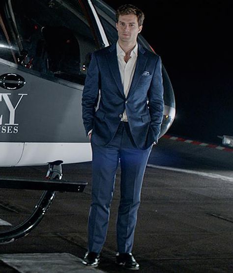 Christian Grey's Suits in Fifty Shades of Grey Christain Grey, Christian Gray Fifty Shades, Anastasia Grey, Christian Grey Jamie Dornan, Fifty Shades Movie, Fifty Shades Freed, Fifty Shades Darker, Grey Outfit, 50 Shades Of Grey