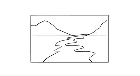 river drawing River Line Drawing, Simple River Tattoo, Stream Tattoo River, How To Draw A River, River Drawing Easy, River Drawing Simple, River Doodle, Stream Tattoo, Stream Drawing