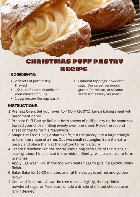 🥐✨ Impress your holiday guests with a delicious puff pastry recipe that’s both festive and affordable! 🎄 Perfect for cozy gatherings or Christmas parties. 🎅🍴

🔗 Get the recipe here: 

#petitebudget #christmasdessertwithpuffpastry #christmaspuffpastries #christmaspuffpastryrecipes #christmasrecipeswithpuffpastry #puffpastrychristmasrecipes #puffpastryrecipechristmas #holidaybaking #puffpastryrecipe #easychristmasrecipes Christmas Puff Pastry Recipes, Pastry Recipes Savory, Christmas Puff Pastry, Vegetarian Pesto, Puff Pastry Recipes Savory, Sandwich Shapes, Puff Pastry Recipe, Puff Pastry Desserts, Christmas Recipes Easy