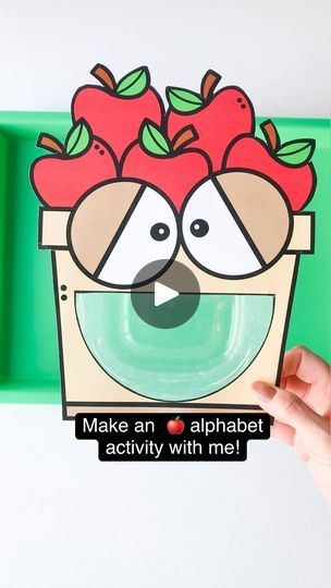 7.2K views · 347 reactions | 🍎 Watch the fun unfold as your little learners “feed” their apple basket with letters and sounds! ✨ This interactive activity is perfect for practicing letter recognition and phonics skills—plus, recording sheets are included for extra practice! 📝🍏
 
🍎Comment Apple and I’ll send you the link | Angie Brezina - Preschool/Pre-K | Syn Cole · Drift Apple Basket, Letter Recognition Activities, Letters And Sounds, Apple Baskets, Alphabet Activities, Letter Recognition, Interactive Activities, Phonics, Apples