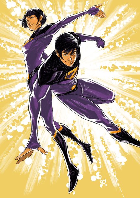 Stephen Byrne on Twitter: "Ooh! Some Wonder Twins fan art by @AaronFelizmenio in advance of issue 1 releasing next Wednesday!… " Wonder Twins, Comics Characters, Dc Comics Heroes, Evil Villains, Classic Comic Books, Dc Comics Superheroes, Cartoon Tv Shows, Comic Pictures, Dc Comics Characters