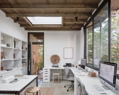 Accessory Dwelling Unit, Architects Office, Backyard Office, Work Chair, Office Workspace, Architecture Office, Studio Space, Guest Suite, Home Office Design