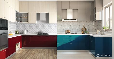 kitchen colours combination-cover Kitchen Mica Combination, Kitchen Color Combinations Ideas, Modular Kitchen Colour, Cabinet Kitchen Ideas, Kitchen Colour Combination Ideas, Modular Kitchen Colour Combination, Top Kitchen Colors, Kitchen Cabinets Color Combination, Kitchen Color Trends