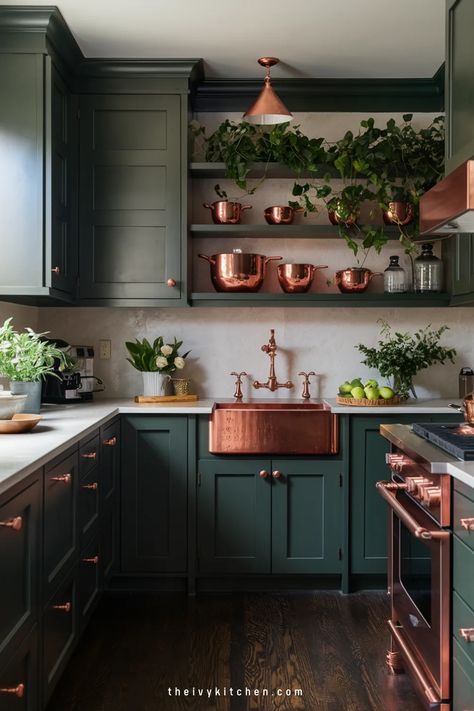 Looking for inspiration for your next kitchen remodel? Beautiful Sage Green Kitchens are all the rage right now. Find ideas for Green Kitchen Aesthetic Modern designs with touches of Olive and Dark Green accents. Save this pin to start planning your own cozy and eco-friendly Green Kitchen transformation today!