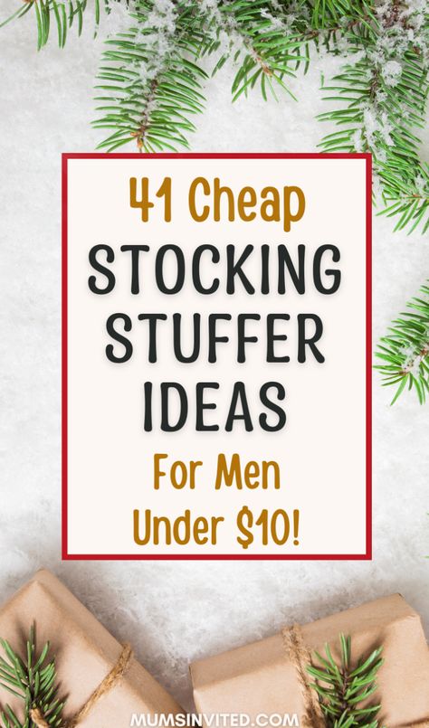 Looking for budget-friendly, cheap stocking stuffers for the special men in your life? Browse this roundup of unique, inexpensive small gifts under $10. Find funny, useful Christmas stocking stuffers like bar tools, phone gadgets, office toys, grooming products, grilling accessories, novelty socks, coffee fixings & so much more! Ideal for boyfriends, husbands, dads, brothers. Affordable little gifts that pack a punch. mens stocking stuffers. men’s stocking stuffers. stocking fillers for men. Boyfriend Christmas Stocking Stuffers, His Stocking Stuffers, Stocking Stuffers For Him Boyfriends, Stocking Stuffer Ideas For Boyfriend, Small Christmas Present Ideas, Mens Christmas Stocking Stuffers, Men’s Advent Calendar Fillers, Stocking Ideas For Boyfriend, Grandpa Stocking Stuffers