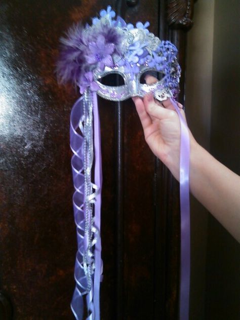 Lavender mask by Julia Lapointe Lavender Masquerade Mask, Light Purple Masquerade Mask, Purple Masquerade Mask, Butterfly Masquerade Mask, Masquarade Mask, Quinceanera Masquerade, Masquerade Ideas, Lavender Mask, Masquerade Ball Masks