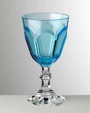 H9XD7 Mario Luca Giusti Dolce Vita Turquoise Water Goblet Acrylic Drinkware, Mario Luca Giusti, Water Goblets, Turquoise Water, Monogrammed Items, Color Collection, Lucca, Stemware, Clear Acrylic