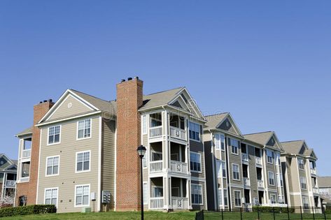 Apartment building. Typical apartment building in suburban area , #Sponsored, #Typical, #building, #Apartment, #area, #suburban #ad Suburban Apartment, Subdivision Entrance, Building Apartment, Home Repair Services, Apartment Exterior, Trailer Living, Earn Passive Income, Real Estate Investor, Flat Roof