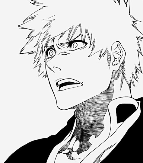 Anime Shocked Face, Cap Pictures, Leona League Of Legends, Ichigo Kurosaki Wallpaper, Ichigo Manga, Bleach Drawing, Art Couples, Bleach Anime Ichigo, Bleach Anime Art