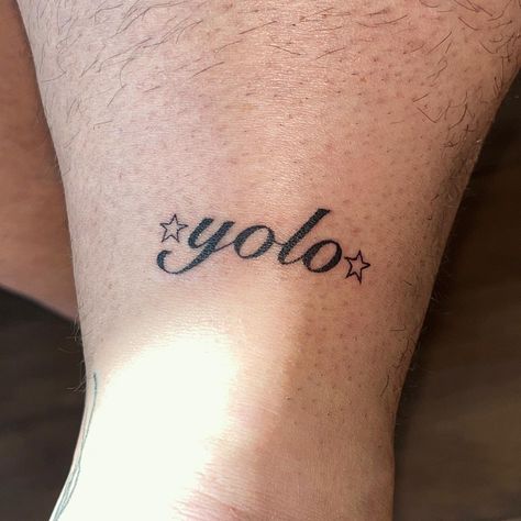 Cute Yolo Tattoo, Yolo Tattoos, Ipad Pink, Only Live Once, Small Hand Tattoos, Discreet Tattoos, Body Mods, Thank U, Hand Tattoos