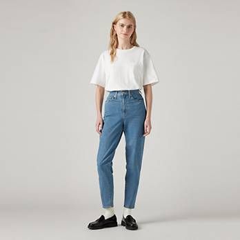 High Waisted Taper Jeans - Medium Wash | Levi's® US Levi Style, Taper Jeans, Tapered Jeans, Go Out, Out Of Style, Levi's, Loose Fitting, High Waisted, Wardrobe