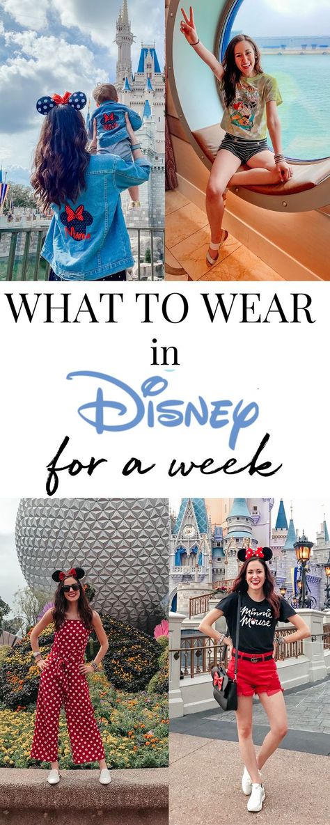 While these are not all Disney Bound outfits, the themes and color palettes are adorable for their family! Disney World Outfit Ideas, Disney World Outfits Summer, Disney Fashion Outfits, Disneyworld Outfit, Disney Park Outfit, What To Wear To Disney, Disney Trip Outfits, Disney Outfits Women, Cute Disney Outfits