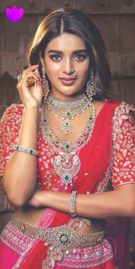 Nidhi Agarwal Saree, Nidhi Agarwal Photoshoot, Nidhhi Agerwal, Nidhi Agarwal, Indian Bride Makeup, Indian Bridal Photos, Saree Photoshoot, Indian Beauty Saree