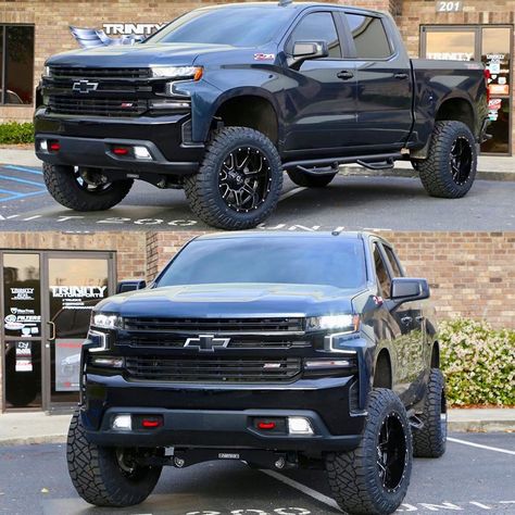 2019 Chevrolet Silverado Trail Boss equipped with a Fabtech 4” Lift Kit Lifted Trail Boss, Trail Boss Chevy, Chevy Trail Boss, Black Chevy Silverado, 2023 Chevy Silverado Trail Boss, Silverado Trail Boss, 2019 Chevy Silverado Lifted, 2022 Chevy Silverado, 2020 Silverado 2500 Hd Lifted