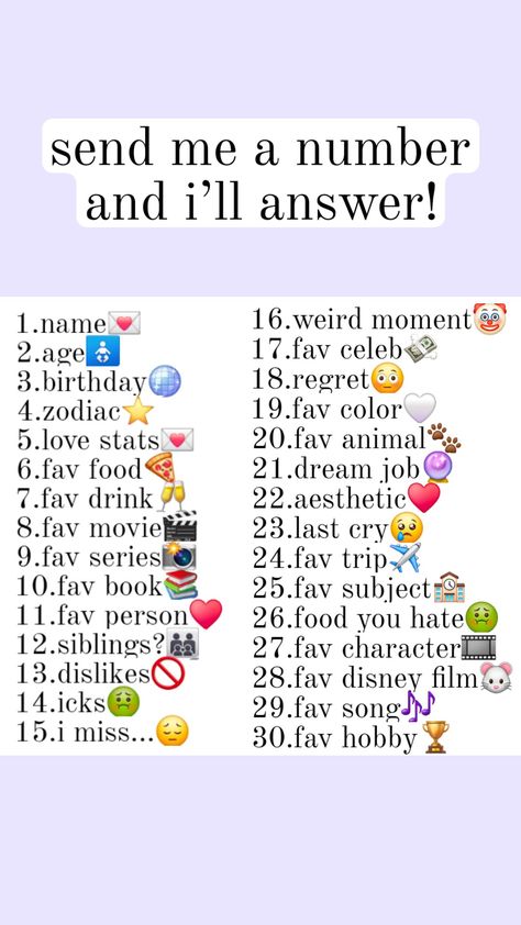 Choose a number and I will answer Pick A Number Questions Ask Me, Instagram Templates Story Questions, Pick A Number Questions, Number Questions, Choose A Number, Pick A Number, Story Questions, Disney Films, Instagram Template