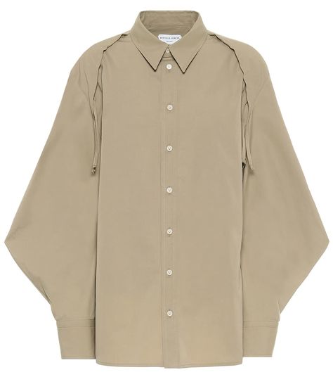 Hemd Aus Einem Baumwollgemisch | Bottega Veneta - Mytheresa Beige Style, Sand Beige, Jersey Dress, Bottega Veneta, The Office, Fall In Love, Saint Laurent, In Love, Organic Cotton