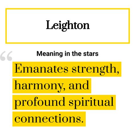 Meaning of the name Leighton With Meaning, Spiritual Connection, Names With Meaning, Meant To Be, Spirituality