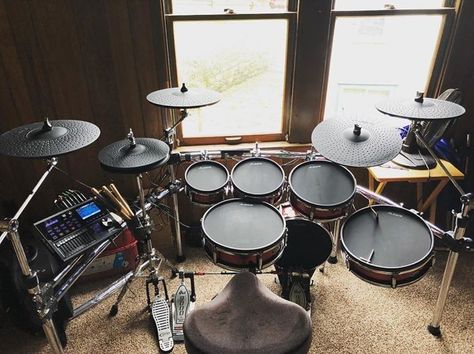 Who else is rocking the #Alesis Strike Pro today? . . . #Repost @jeff2drum ・・・ #alesis #alesisdrums #electronicdrums #drum #drums #drumlife… Cable Drum Table, Alesis Drums, Electric Drums, Digital Drums, Cable Drum, Homemade 3d Printer, Drum Lessons, 3d Printed Jewelry, Electronic Drums