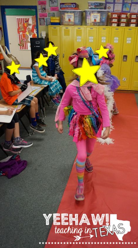 Yeehaw Teaching in Texas!: THE Adjective Fashion Show School Fashion Show Ideas, School Fashion Show, Hope King, Clothing Study, Educational Website, Nouns And Adjectives, Classroom Transformation, 2nd Grade Ela, School Week