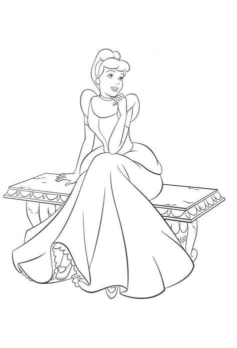 Discover amazing coloring pages! Click now to start your creative journey. Perfect for all ages! 😄😍🤔 Disney Colouring Pages, Cinderella Coloring Pages, Disney Coloring Sheets, Walt Disney Princesses, Disney Princess Colors, Disney Princess Coloring Pages, Barbie Coloring, Barbie Coloring Pages, Disney Princess Drawings