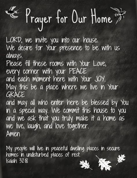 Creating A Life: Prayer for Our Home Prayer For My Family, Prayer For My Children, Spiritual Warfare Prayers, Everyday Prayers, Prayer For Protection, Prayer For Family, Christian Prayers, Good Prayers, Prayer Verses