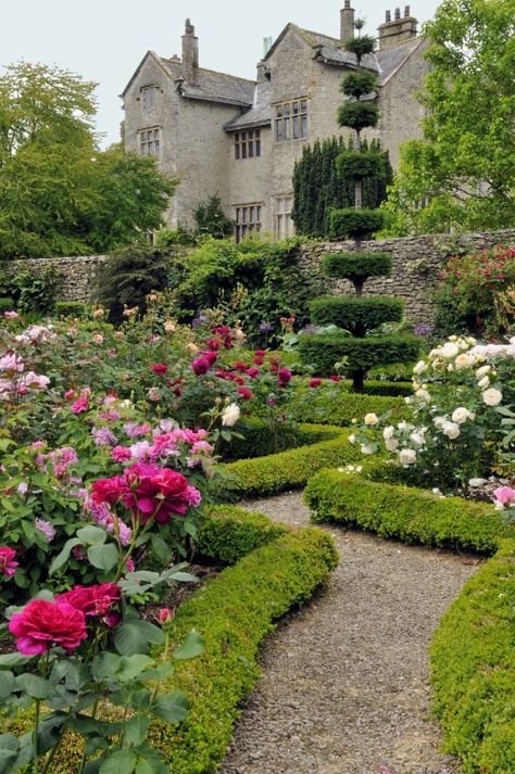 Hallway Garden, Country Garden Design, Funny Vine, Rose Garden Design, Country Garden Decor, Spanish Villa, Topiary Garden, Path Design, Estate Garden