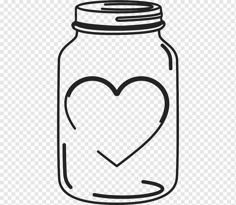 Jar With Flowers Drawing, Jar Drawing Ideas, Mason Jar Drawing, Flower In Jar, Jar Drawing, Jar With Flowers, Drawing Apple, Minnie Mouse Drawing, Money Jar