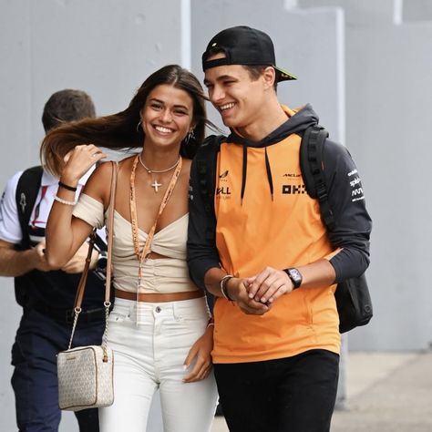 Lando Norris Luisinha, Lando Luisinha, Luisa And Lando, Lando Luisa, Lando Norris And Luisinha, Lando And Luisinha, Lando Norris Girlfriend, F1 Couple, F1 Fashion