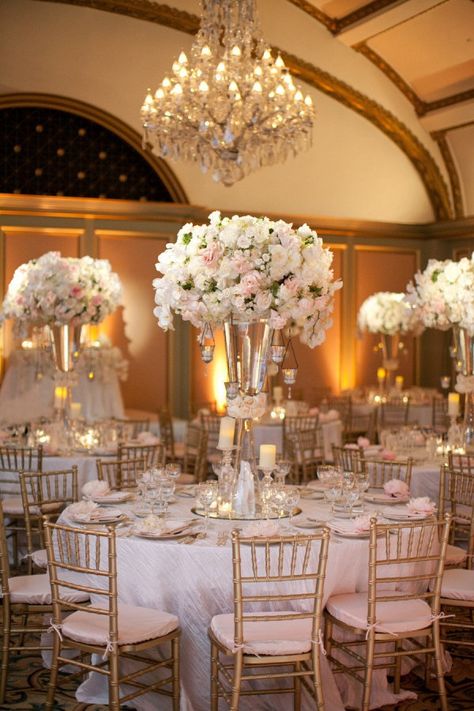 Wedding Reception Tablescapes, Enchanted Florist, Rustic Wedding Decorations, Reception Tablescapes, Elegant Wedding Reception, Romantic Wedding Decor, Ballroom Wedding, Wedding Decor Elegant, Glamorous Wedding