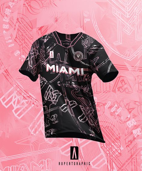 CF INTER MIAMI - Kit Concept on Behance Inter Miami Jersey, Football Kit Design, Football Branding, Miami Jersey, Football Jersey Design, Sports Apparel Design, Football Logo Design, Football Shirt Designs, Football Jersey Outfit