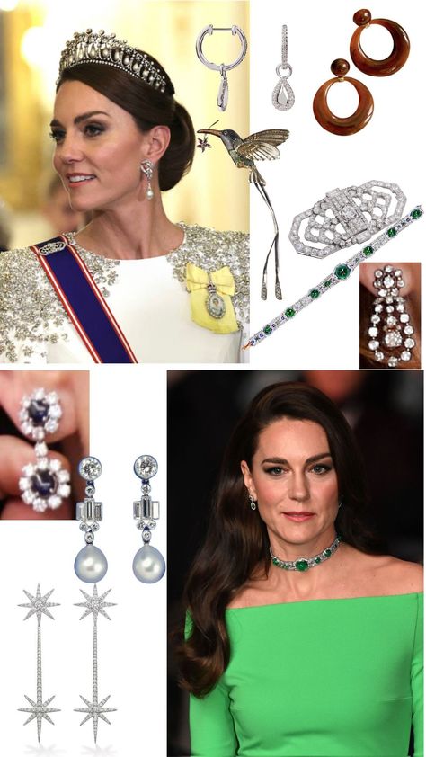 A look at the #PrincessofWales's Jewellery vault. Catherine has worn 212 jewel pieces that have been identified and 36 of them debuted in 2022. #Royal #Style

Did I miss any? Have a look!!! Royal Diamond, Acorn Pendant, Lola Rose, Tiffany Earrings, Open Heart Necklace, Catherine The Great, Middleton Style, Crystal Bead Necklace, Engagement Announcement