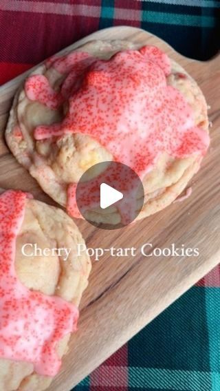 Rachael Galano | Recipe Developer & Digital Baking Coach on Instagram: "My Cherry Pop-tart cookie recipe is a soft sugar cookie with chopped Cherry Poptarts and stuffed with a homemade pie bar! 🍒 the best way to eat a Cherry Poptart is chopped up in this cookie 😘   Comment 🍒 for a 🔗 to this recipe in my shop 🫶🏻" Cherry Poptart Cookies, Cherry Pop Tart Cookies, Cherry Poptart, Pop Tart Pie, Soft Sugar Cookies, Pie Bar, Homemade Pie, Make More Money, Pop Tarts