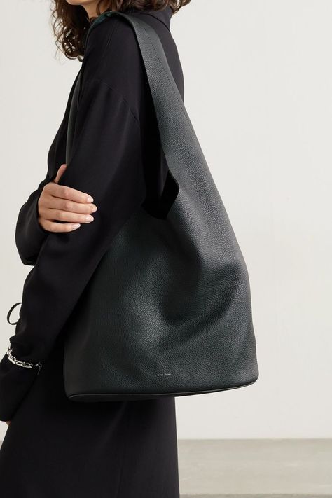 The Row Bindle Bag Outfit, The Row Bag Outfit, The Row Aesthetic, The Row Bindle, Sewing Backpack, Bucket Bags Outfit, Bindle Bag, A Bottle Of Water, The Row Bag